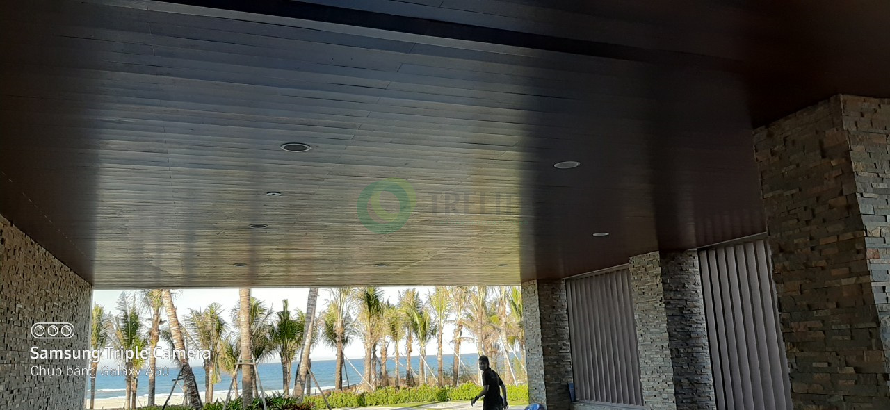 Ốp trần tre Dự án Shilla